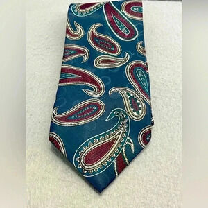 Christian Dior Tie Paisley, colorful, luxury, executive, business attire, office